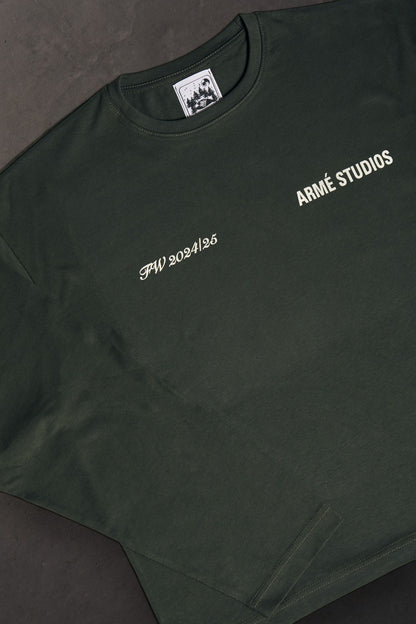 STOLEN STARS FOREST GREEN LONGSLEEVE