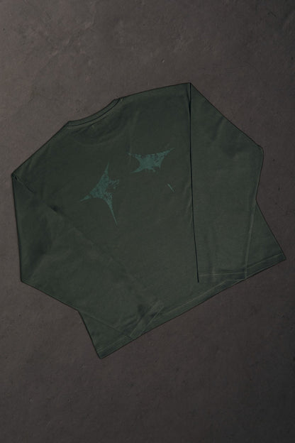 STOLEN STARS FOREST GREEN LONGSLEEVE